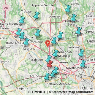 Mappa Via 1° Maggio, 21040 Origgio VA, Italia (9.677)