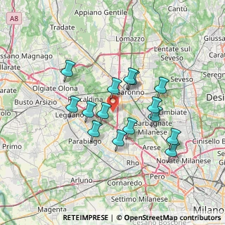 Mappa Via 1° Maggio, 21040 Origgio VA, Italia (6.006)