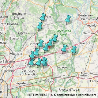 Mappa Via Privata, 20876 Ornago MB, Italia (6.21533)