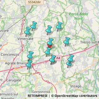 Mappa Via Privata, 20876 Ornago MB, Italia (3.28846)