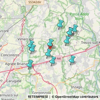 Mappa Via Privata, 20876 Ornago MB, Italia (3.31417)