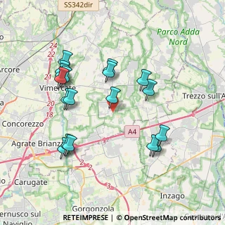 Mappa Via Privata, 20876 Ornago MB, Italia (3.84111)