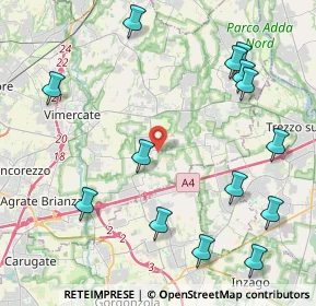 Mappa Via Privata, 20876 Ornago MB, Italia (5.17714)