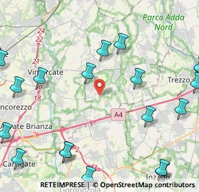 Mappa Via Privata, 20876 Ornago MB, Italia (6.2445)