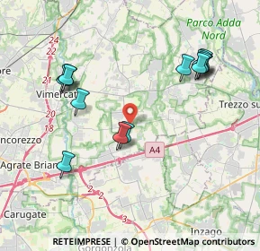 Mappa Via Privata, 20876 Ornago MB, Italia (4.10692)