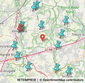 Mappa Via Privata, 20876 Ornago MB, Italia (4.98357)