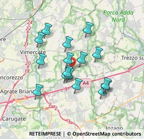 Mappa Via Privata, 20876 Ornago MB, Italia (2.99)