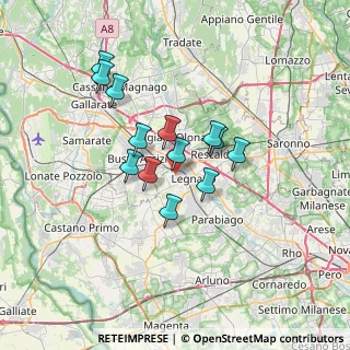 Mappa Via Nazario Sauro, 20025 Legnano MI, Italia (5.36231)
