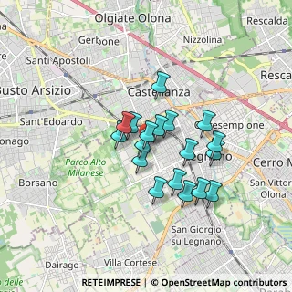 Mappa Via Nazario Sauro, 20025 Legnano MI, Italia (1.27944)