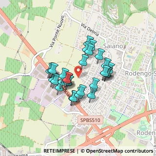 Mappa Via Giuseppe Tovini, 25050 Rodengo-Saiano BS, Italia (0.32767)