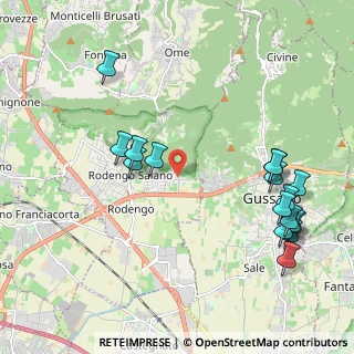 Mappa Via Panoramica, 25050 Rodengo-Saiano BS, Italia (2.42588)
