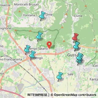 Mappa Via Panoramica, 25050 Rodengo-Saiano BS, Italia (2.35545)