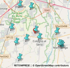 Mappa Piazza Libertà, 24059 Urgnano BG, Italia (4.7825)