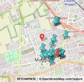 Mappa Via Isonzo, 20053 Muggiò MB, Italia (0.4635)