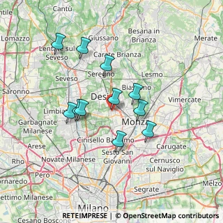 Mappa Via Isonzo, 20053 Muggiò MB, Italia (6.04364)
