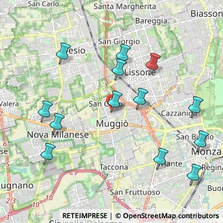 Mappa Via Isonzo, 20053 Muggiò MB, Italia (2.37615)
