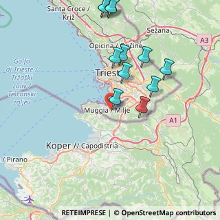 Mappa Via dei Calafati, 34015 Muggia TS, Italia (8.64917)