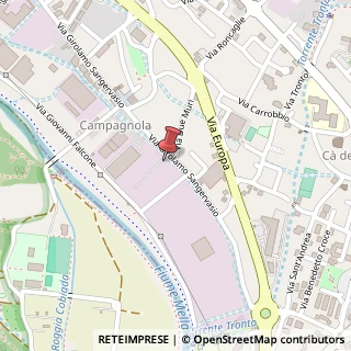 Mappa Via Gerolamo Sangervasio, 94, 25062 Concesio, Brescia (Lombardia)