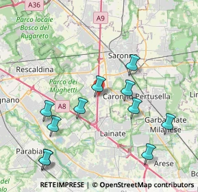 Mappa Via Monfalcone, 21040 Origgio VA, Italia (4.34)