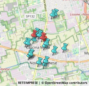 Mappa Via Gianna Beretta Molla, 20834 Nova Milanese MB, Italia (0.721)