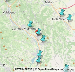 Mappa Via Mario Sbicego, 36073 Cornedo Vicentino VI, Italia (6.50846)