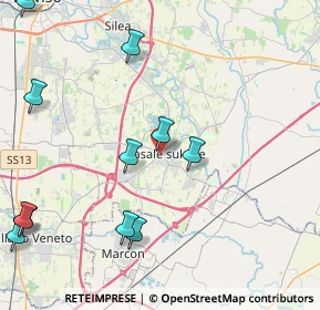 Mappa Via Podgora, 31032 Casale sul Sile TV, Italia (5.3)
