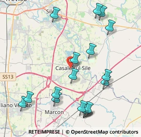 Mappa Via Podgora, 31032 Casale sul Sile TV, Italia (4.74722)
