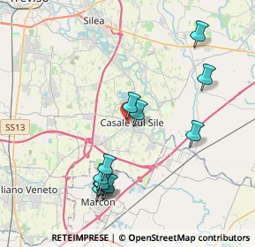 Mappa Via Podgora, 31032 Casale sul Sile TV, Italia (4.05083)