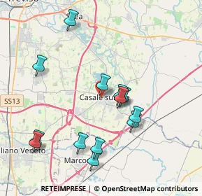 Mappa Via Podgora, 31032 Casale sul Sile TV, Italia (3.92385)