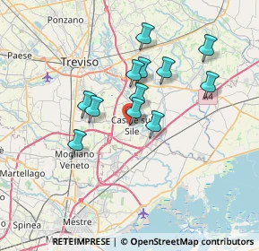 Mappa Via Podgora, 31032 Casale sul Sile TV, Italia (5.69)