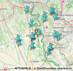 Mappa Via S. Cristoforo, 28047 Oleggio NO, Italia (7.1585)