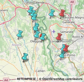 Mappa Via S. Cristoforo, 28047 Oleggio NO, Italia (7.54313)