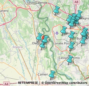 Mappa Via S. Cristoforo, 28047 Oleggio NO, Italia (9.937)