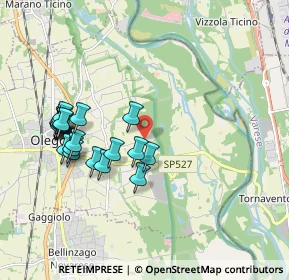 Mappa Via S. Cristoforo, 28047 Oleggio NO, Italia (1.895)