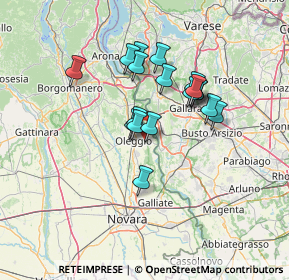 Mappa Via S. Cristoforo, 28047 Oleggio NO, Italia (10.81667)