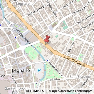 Mappa Corso Sempione, 153, 20025 Legnano, Milano (Lombardia)
