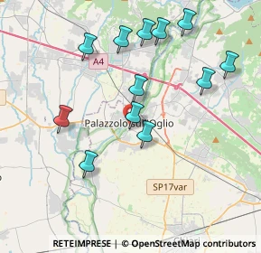 Mappa Vicolo Salnitro, 25036 Palazzolo sull'Oglio BS, Italia (3.92917)