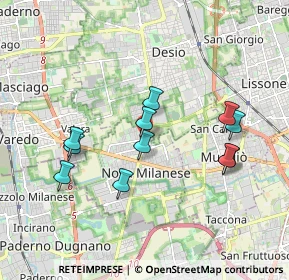 Mappa Via Pessi, 20834 Nova milanese MB, Italia (1.72455)