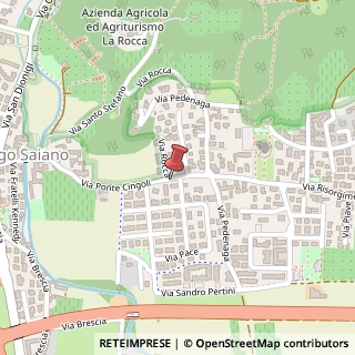 Mappa Via Ponte Cingoli, 28, 25050 Rodengo-Saiano, Brescia (Lombardia)