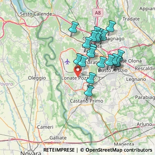 Mappa Via Novara, 21015 Lonate Pozzolo VA, Italia (6.707)