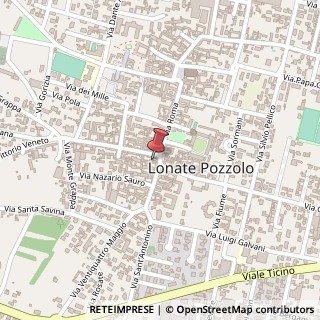 Mappa Via Vittorio Veneto, 2, 21015 Lonate Pozzolo, Varese (Lombardia)
