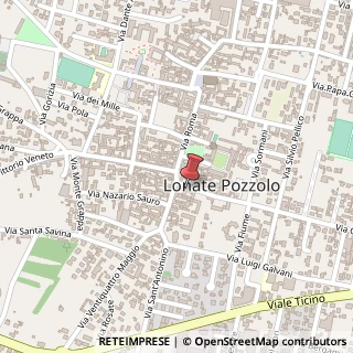 Mappa Via Matteotti, 1, 21050 Lonate Pozzolo, Varese (Lombardia)