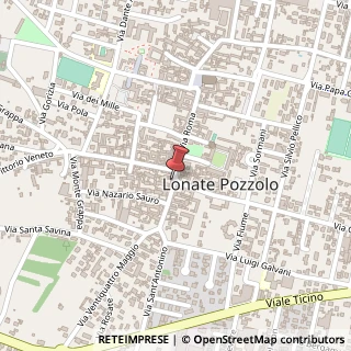 Mappa P.zza Mazzini, 1, 21015 Lonate Pozzolo, Varese (Lombardia)