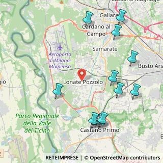 Mappa Via Novara, 21015 Lonate Pozzolo VA, Italia (5.03667)