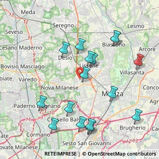 Mappa Via Alessandro Volta, 20835 Muggiò MB, Italia (4.48875)