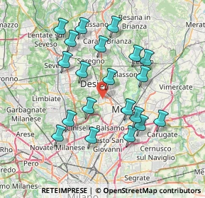 Mappa Via Alessandro Volta, 20835 Muggiò MB, Italia (7.1975)