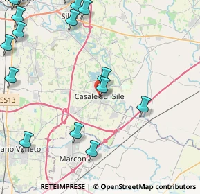 Mappa Piazza Marinai D'italia, 31032 Casale sul Sile TV, Italia (6.6045)