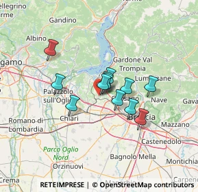 Mappa Via dei Mille, 25046 Cazzago San Martino BS, Italia (9.035)