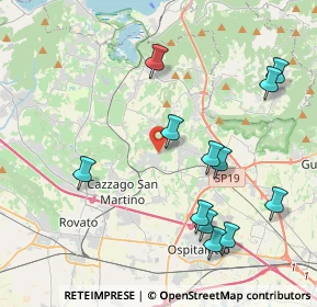 Mappa Via dei Mille, 25046 Cazzago San Martino BS, Italia (4.43917)