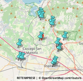 Mappa Via dei Mille, 25046 Cazzago San Martino BS, Italia (3.96933)